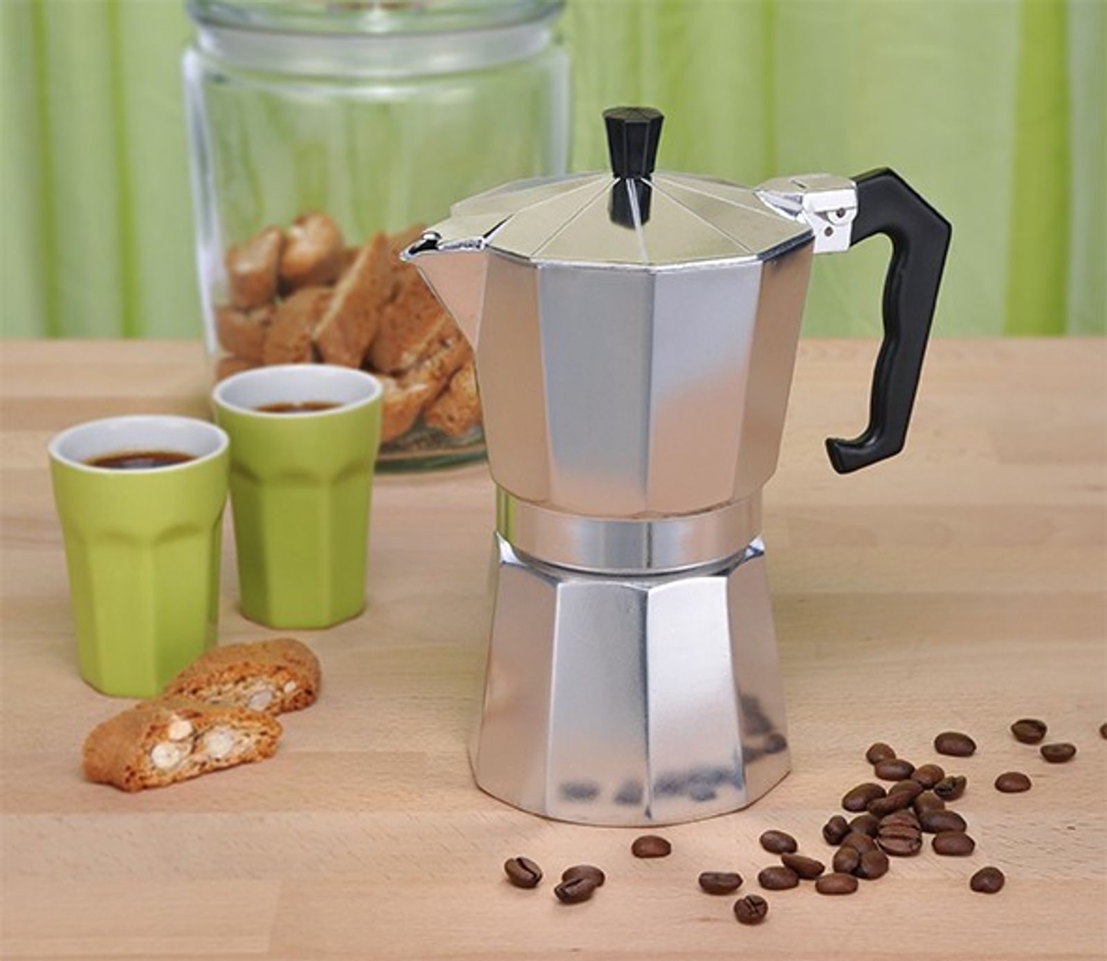 Aluminium Espressokocher 6 Tassen Espresso Mokka Kaffee Bereiter Espressokanne | eBay
