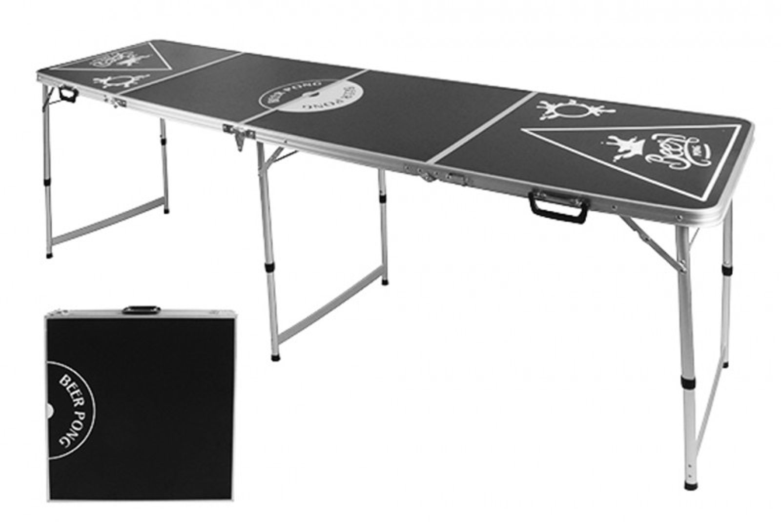 PROFI Aluminium BierpongTisch Beer Bier Pong Table Party Spiel