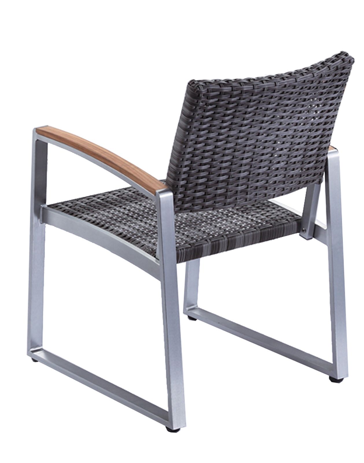 2er Set Stuhl Gartenstuhl Sessel mit Armlehnen Balkon Gartenstuhl Ava II (2er-Set)