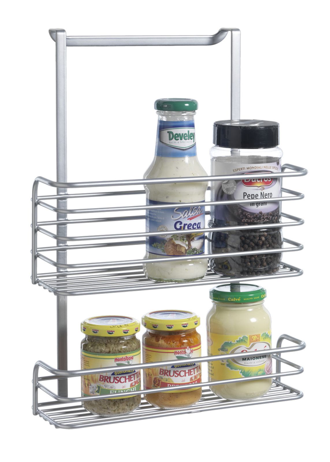 Einhängekorb Hängekorb Hängeablage Regal Ablage hängend ohne Bohren 2